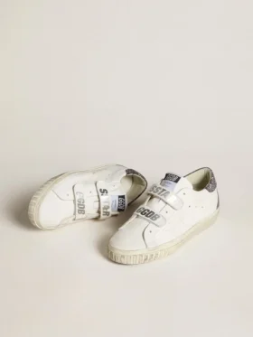 Bio-based Old School with perforated star and glitter heel tab