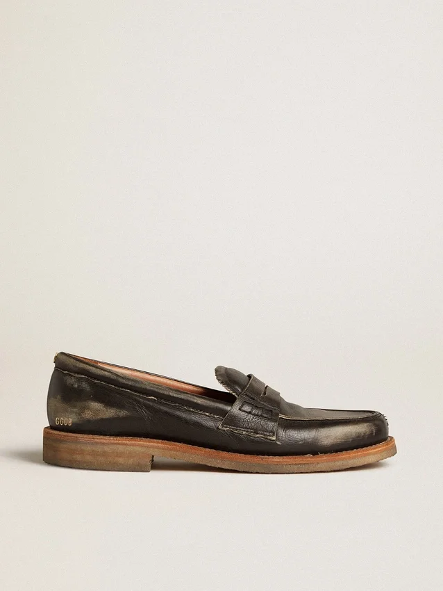 Men's Jerry loafer in black leather