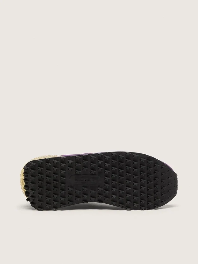 Men’s Marathon with purple nylon upper and white star