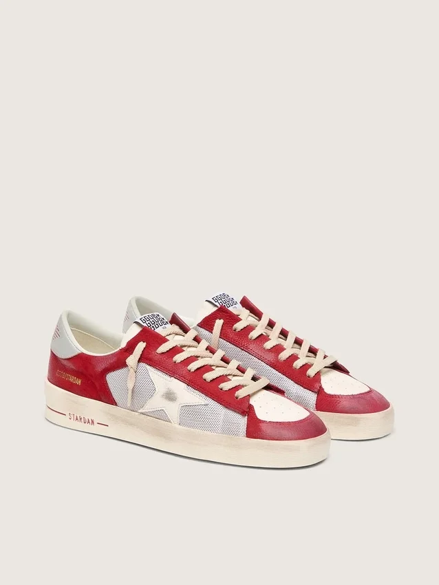 Men's Stardan in mesh and nubuck with nappa star and leather heel tab