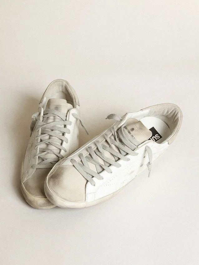 Men's Super-Star with perforated star and ice-gray heel tab