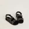 Noa Young sandals in distressed black leather