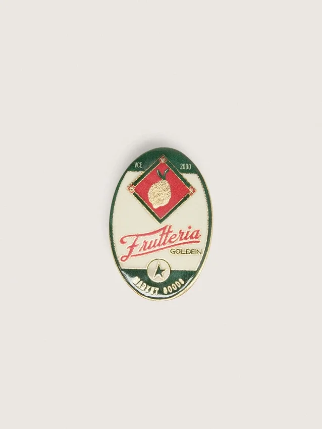 Set of two "Frutteria Golden" pins