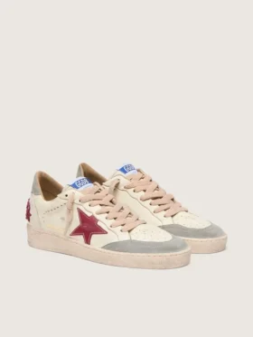 Women’s Ball Star LTD in nappa with leather star and silver suede heel tab