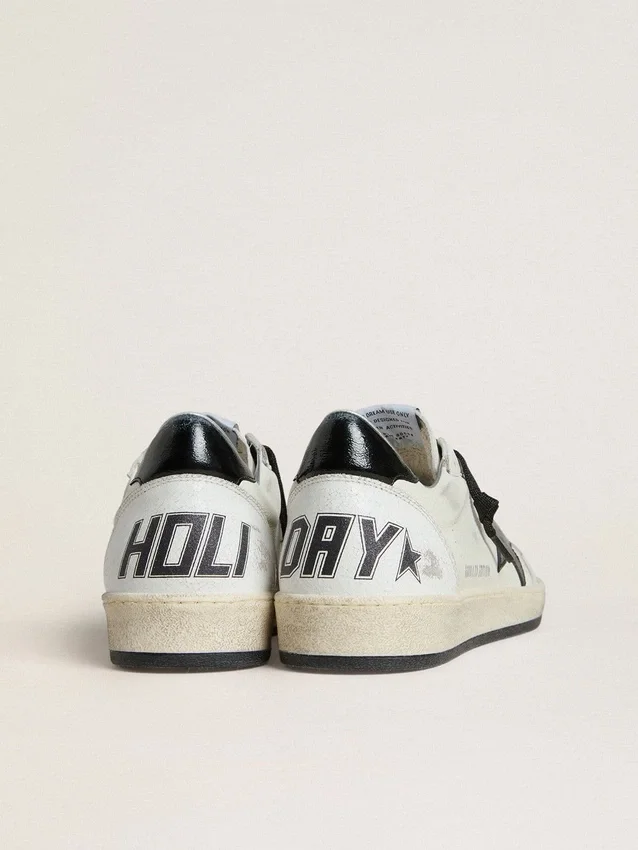 Women's Ball Star Wishes in nappa with black naplak star and heel tab