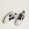 Women's Ball Star Wishes in nappa with black naplak star and heel tab