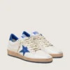 Men's Ball Star Wishes in white nappa leather with a bright blue star and heel tab