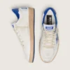 Men's Ball Star Wishes in white nappa leather with a bright blue star and heel tab