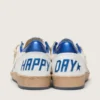 Men's Ball Star Wishes in white nappa leather with a bright blue star and heel tab
