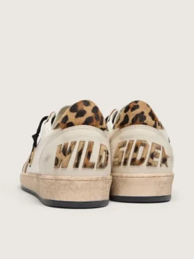 Women's Ball Star Wishes with suede star and leopard-print pony skin heel tab