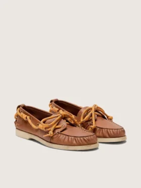 Women’s Cruise loafer in tobacco-colored leather