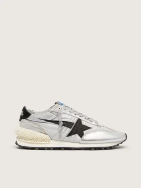 Men’s Marathon with silver ripstop nylon upper and black star