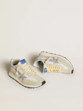 Women’s Marathon with white nylon upper and silver star
