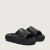Men's Space-Star slip-ons in black leather