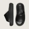 Men's Space-Star slip-ons in black leather