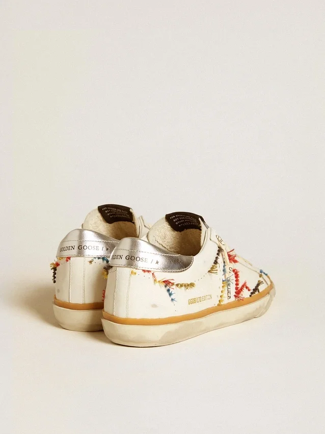 Women’s Super-Star LTD with perforated star and metallic leather heel tab