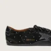 Women's True-Star in black suede with Swarovski crystals and black leather star
