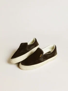 Women’s VCE Penstar in black suede with black leather heel tab